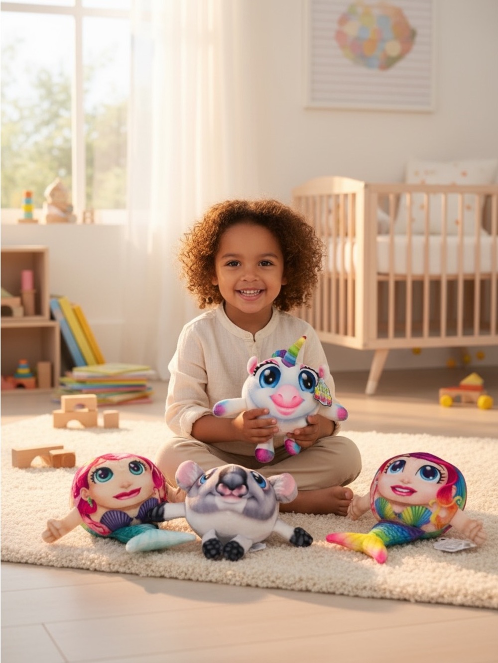 A 4 pack Bundle set of fur Balls Toys NWT - Picture 1 of 13